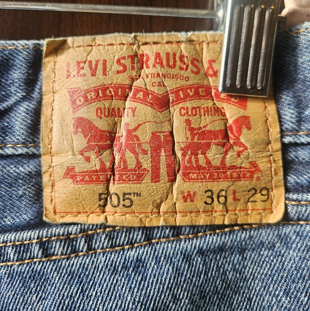 Levi's Men's Blue Jeans 36 × 29 - Picture 3 of 6